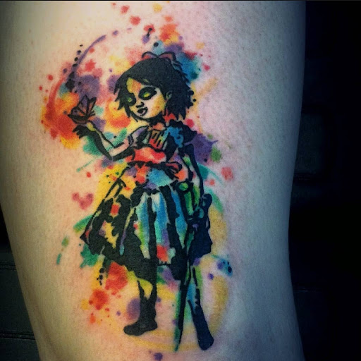 Explore elder scrolls tattoo ideas, creative tattoo ideas in Benton, available at Spectrum Tattoo