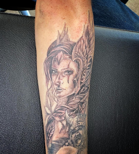 Explore ideas for hand tattoos, creative tattoo ideas in Moweaqua, available at Fleshwound Tattoo