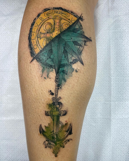 Explore solar eclipse tattoo ideas, creative tattoo ideas in Goose Creek, available at Red Kirin Tattoo