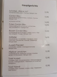 Menu du Cafe Auszeit à Deggendorf
