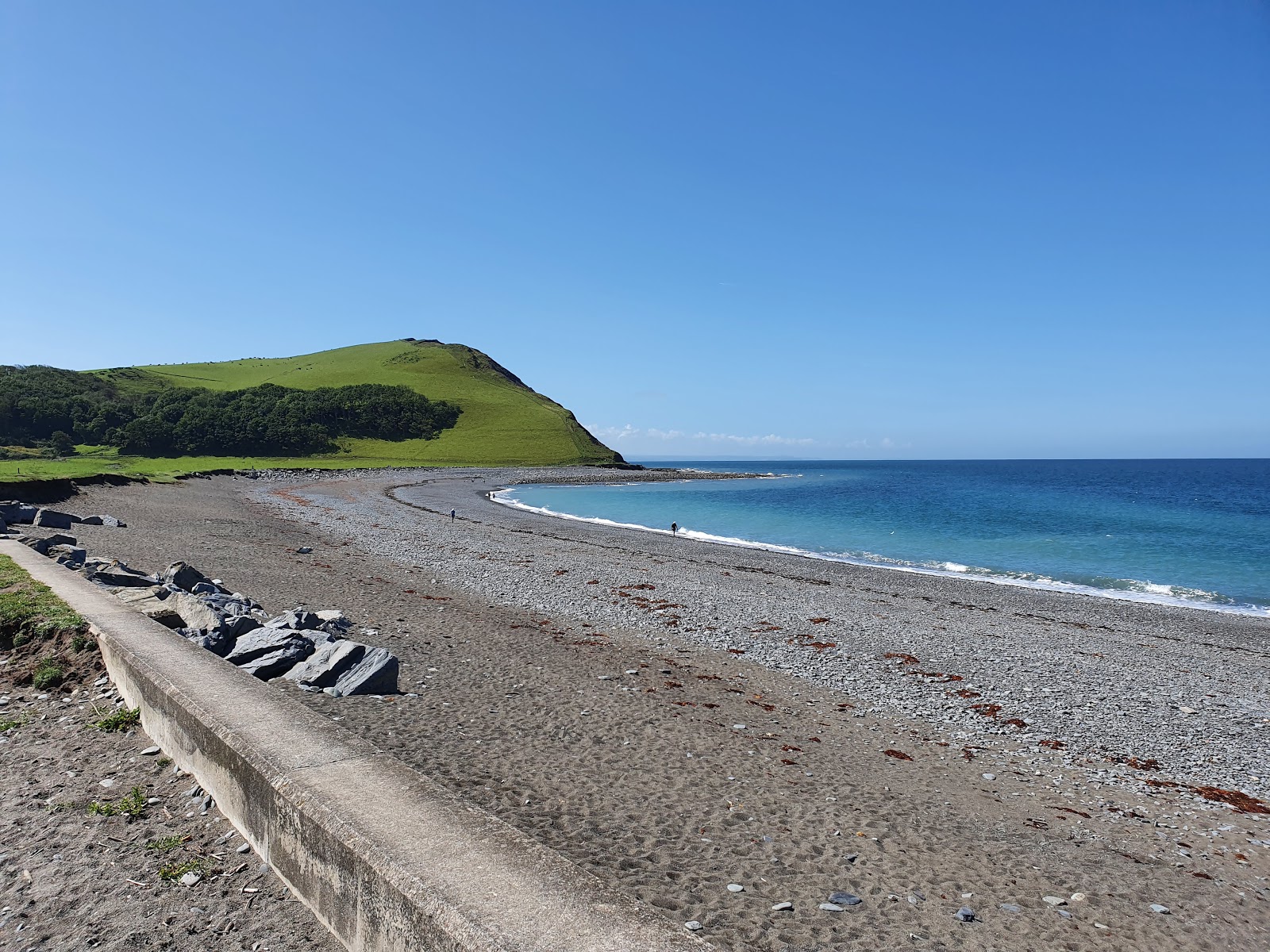 Fotografija Tan Y Bwlch beach z sivi kamenček površino