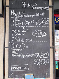 Li Palace à Aix-en-Provence menu