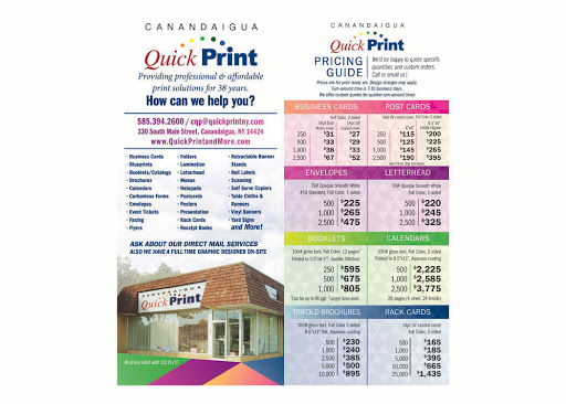Graphic Designer «Canandaigua Quick Print», reviews and photos, 330 S Main St, Canandaigua, NY 14424, USA