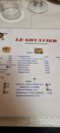 Le Goyavier à Paris carte