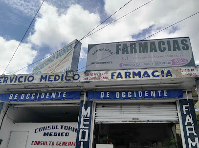 Farmacia & Consultorio De Occidente Blvrd Nuevo Mexico 219, Hacienda Santa Fe, 45653 Hacienda Santa Fe, Jal. Mexico