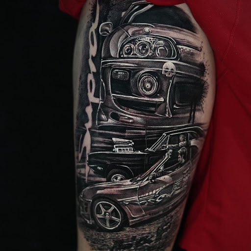 Explore bella tattoo ideas, creative tattoo ideas in Kissimmee, available at Fallen Sparrow Tattoo Co