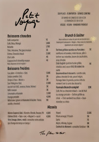 Carte du Petit Voyage - Restaurant Toulouse à Toulouse