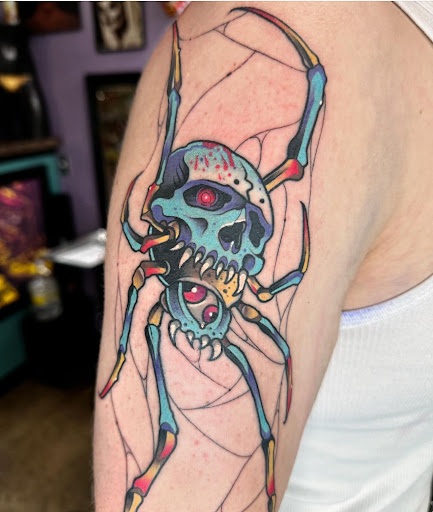 Explore chest tattoo cover up ideas, creative tattoo ideas in Spring, available at Skin Stories Tat2