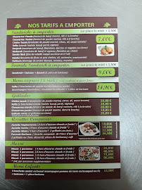 Menu / carte de Restaurant Norhane à Joinville-le-Pont