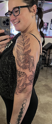 Explore scenery tattoo ideas, creative tattoo ideas in Athens, available at Pink Goblin Tattoo & Piercing