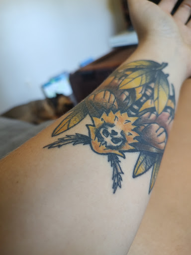 Explore book tattoo ideas, creative tattoo ideas in Greenfield, available at Garden of Eden Tattoos