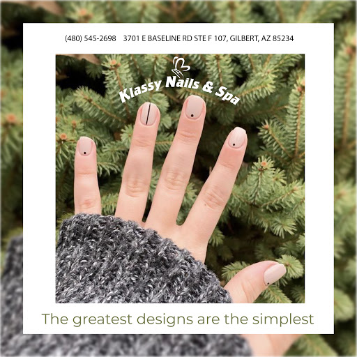 Nail Salon «Klassy Nails & Spa», reviews and photos, 3701 E Baseline Rd #107, Gilbert, AZ 85234, USA