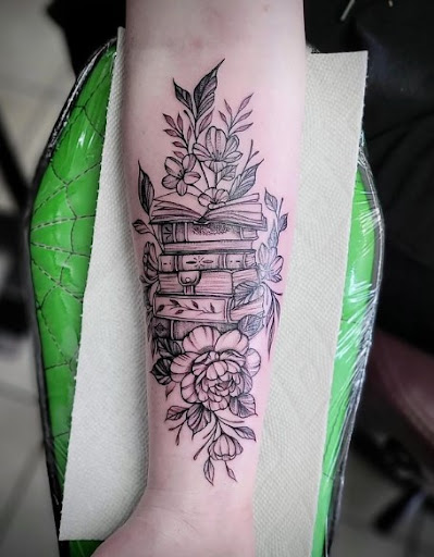 Explore tattoo flower ideas, creative tattoo ideas in Woodstock, available at Lost Lagoon Tattoo