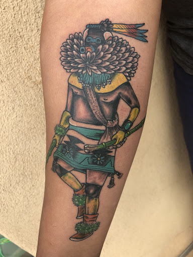 Explore men tattoo design ideas, creative tattoo ideas in Taos, available at Muerte Tattoo Taos