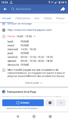 Magasin bio Marché Paysan - Ligné Ligné