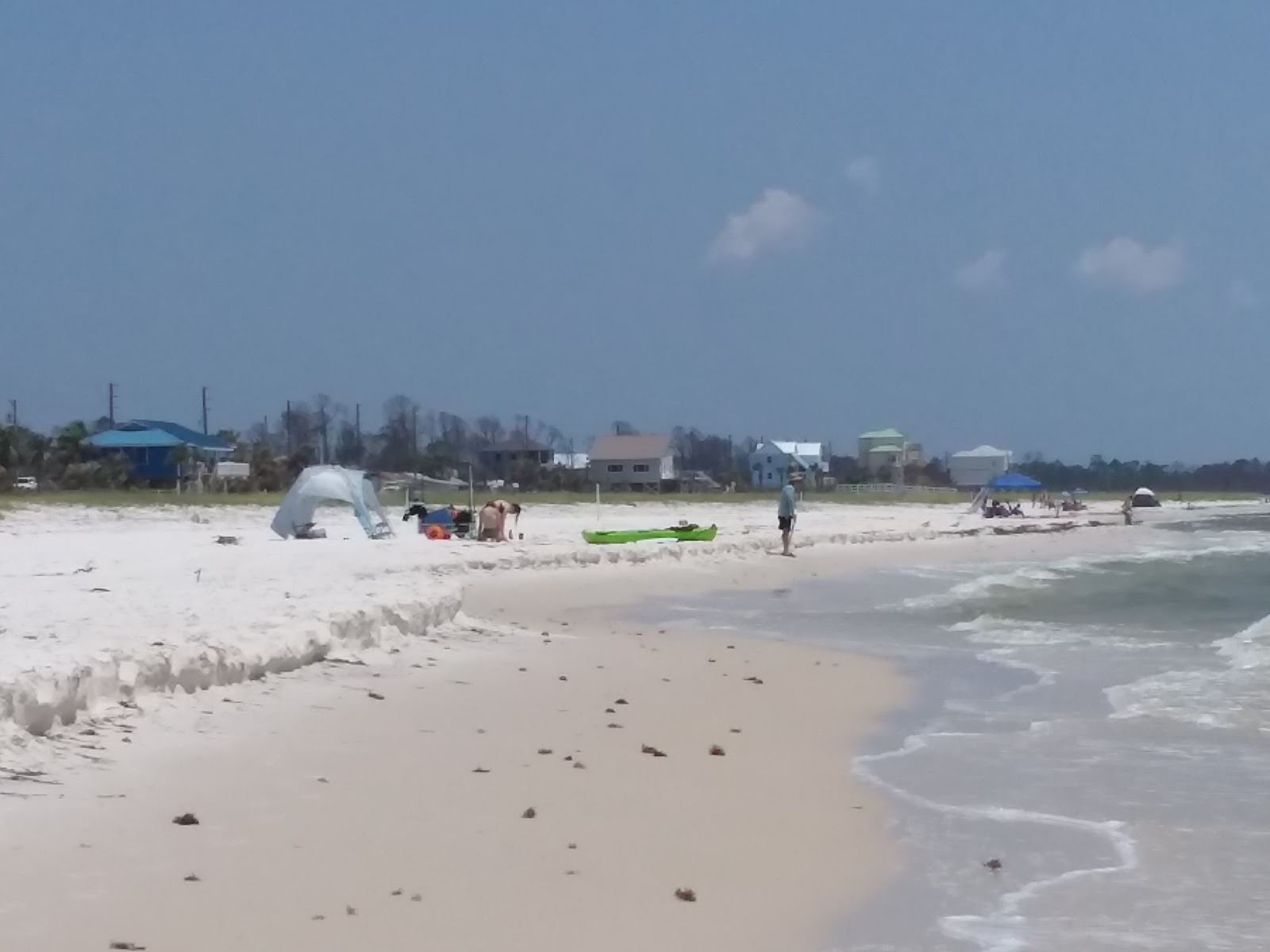 Photo de St. Joe Beach avec sable blanc de surface