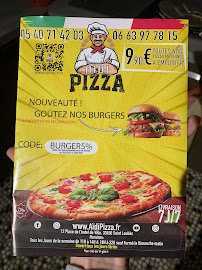 Carte du Aïdi Pizza à Saint-Loubès