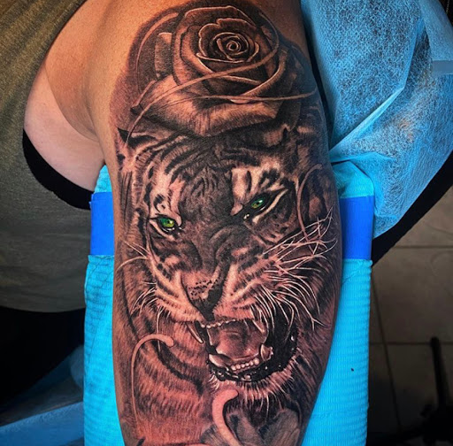 Explore father's day tattoo ideas, creative tattoo ideas in Odessa, available at Black Cat Tattoo Company