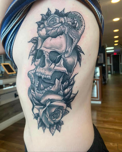 Explore viking head tattoo ideas, creative tattoo ideas in Myrtle Beach, available at Dr Ink Tattoo