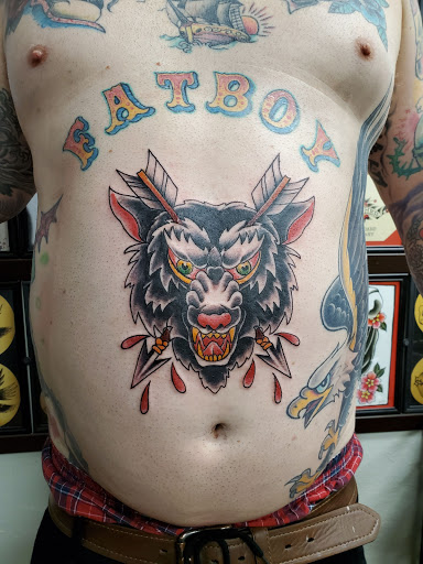 Explore female leg tattoo ideas, creative tattoo ideas in Bakersfield, available at CLASSIC STANDARD TATTOO CO.