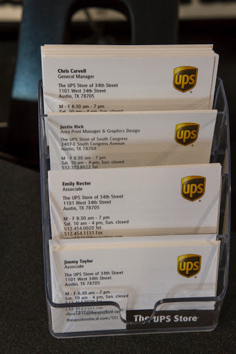 Shipping and Mailing Service «The UPS Store of 34th Street», reviews and photos, 1101 W 34th St, Austin, TX 78705, USA