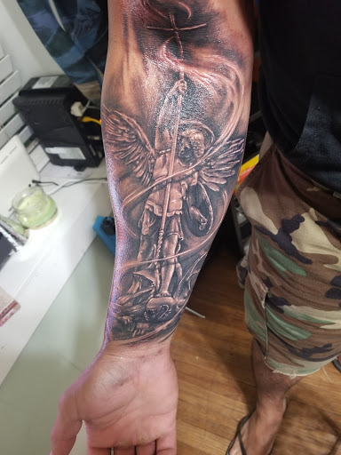 Explore ftp tattoo ideas, creative tattoo ideas in Amarillo, available at Puppeteer Ink Tattoo Studio