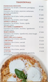 Menu du Pizzeria Da Asporto da Checcuzzo à Casacorba