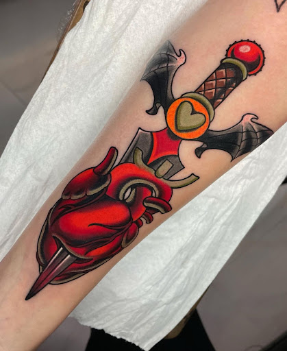 Explore chicago bulls tattoo ideas, creative tattoo ideas in Fort Lauderdale, available at Borrowed Time Tattoo