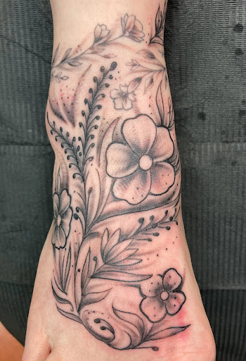 Explore man sleeve tattoo ideas, creative tattoo ideas in Anderson, available at FearlessTattoos and Piercing