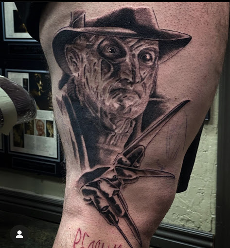 Explore universe tattoo ideas, creative tattoo ideas in Phoenix, available at Goliath Tattoo