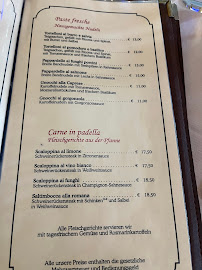 Carte du Al Terrazzino à Frankfurt