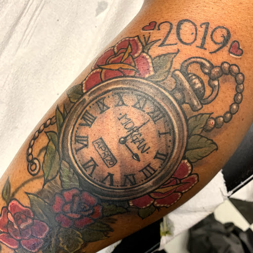 Explore pansy tattoo ideas, creative tattoo ideas in Augusta, available at Mr. Tattoo