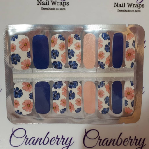 Cranberry Nail Wraps San José