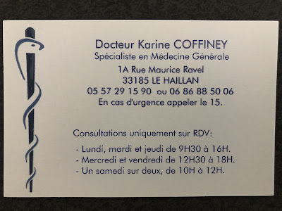 Docteur COFFINEY Karine à Le Haillan