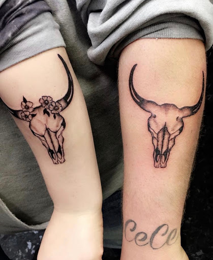 Explore back shoulder tattoo ideas, creative tattoo ideas in Longview, available at Pale Horse Tattoo & Piercing