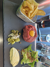 Steak tartare du Restaurant français Restaurant le Chalet du boucher à Pressac - n°2