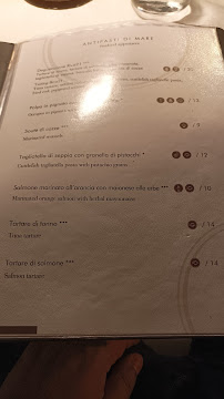 Riva 21 à Otranto menu
