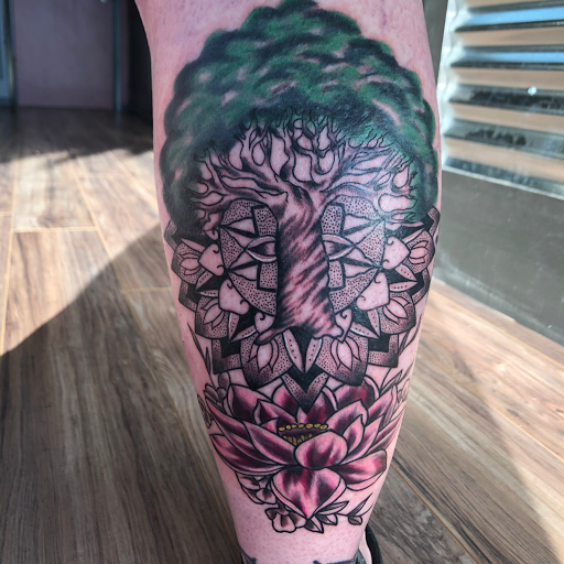 Explore hip and thigh tattoo ideas, creative tattoo ideas in Lewiston, available at Artistic Soul Tattoos