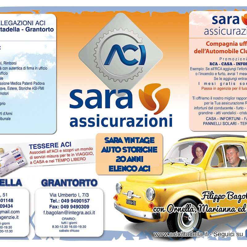 ACI e SARA Assicurazioni - Cittadella e Grantorto PD