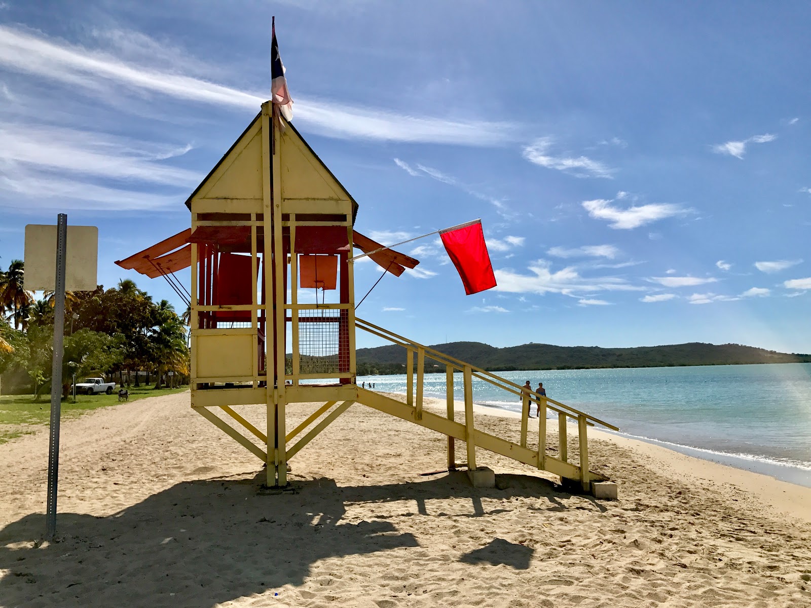 Foto de Playa Tanga e o assentamento