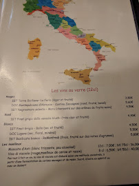 Restaurant italien La Trattoria à Caen (le menu)