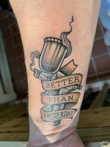 Explore grieving tattoo ideas, creative tattoo ideas in Houston, available at Houston Heights Tattoo & Piercing