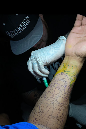 Explore autism tattoo ideas for men, creative tattoo ideas in Fayetteville, available at Sovereign Tattoo Studio