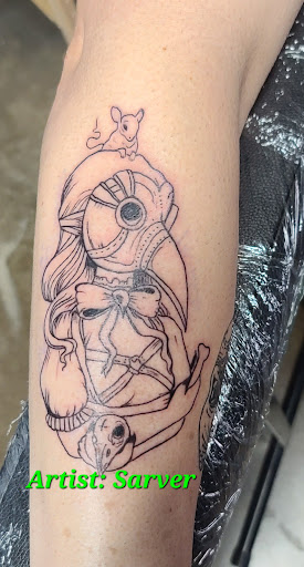 Explore lion chest tattoo ideas, creative tattoo ideas in Ottawa, available at Precision Art