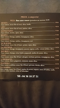 Menu / carte de La Mamma à Albertville