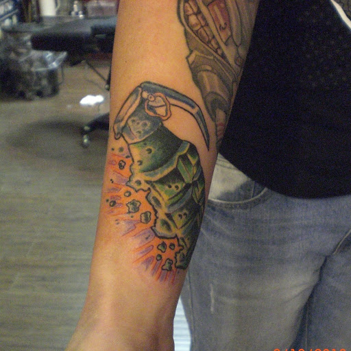 Explore paper airplane tattoo ideas, creative tattoo ideas in Bel Air, available at Ink Impressions Tattoo