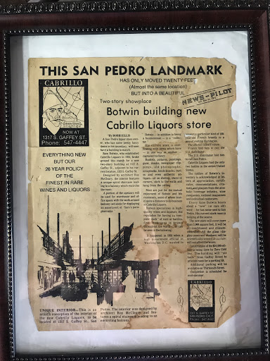 Liquor Store «Cabrillo Liquors & Fine Wines», reviews and photos, 1317 S Gaffey St, San Pedro, CA 90731, USA