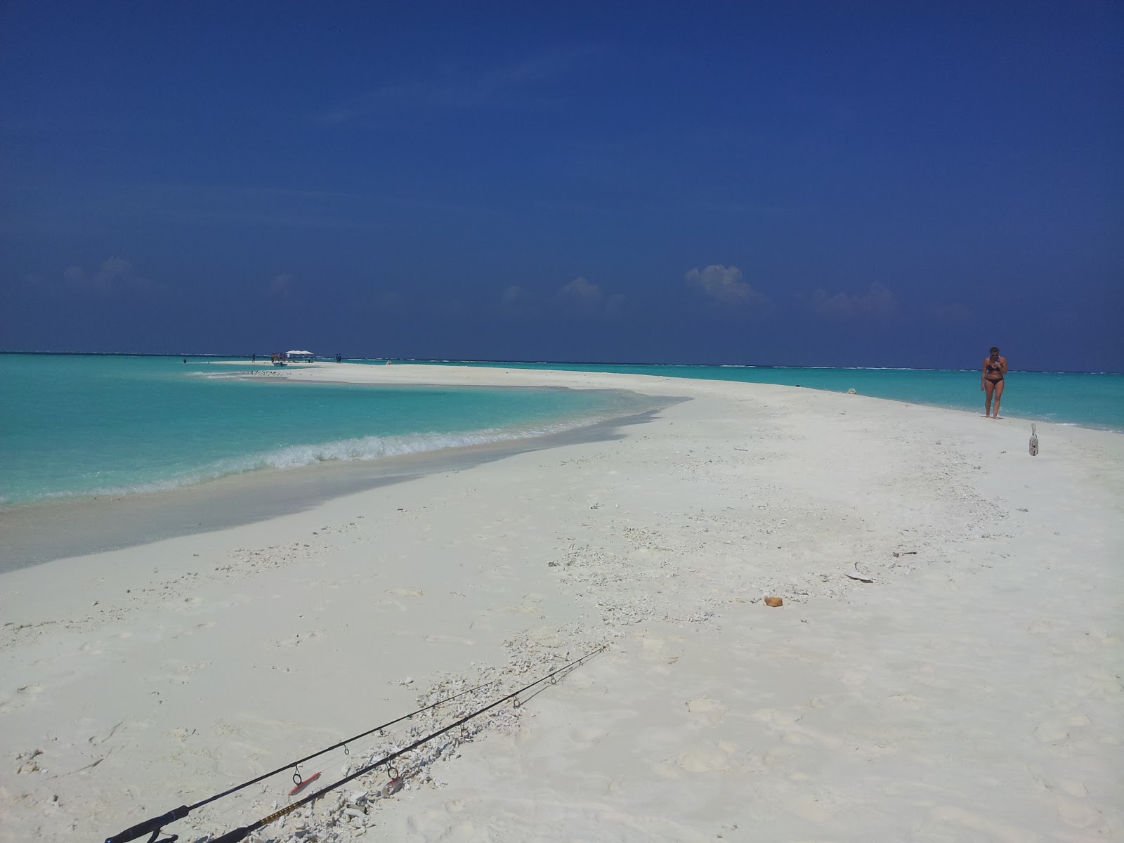 Foto von Felidhoo Beach mit türkisfarbenes wasser Oberfläche