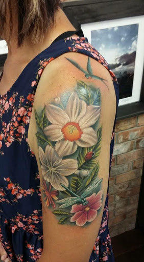 Find double mastectomy tattoo ideas for your next unique tattoo in Spokane at Anchored Art Tattoo