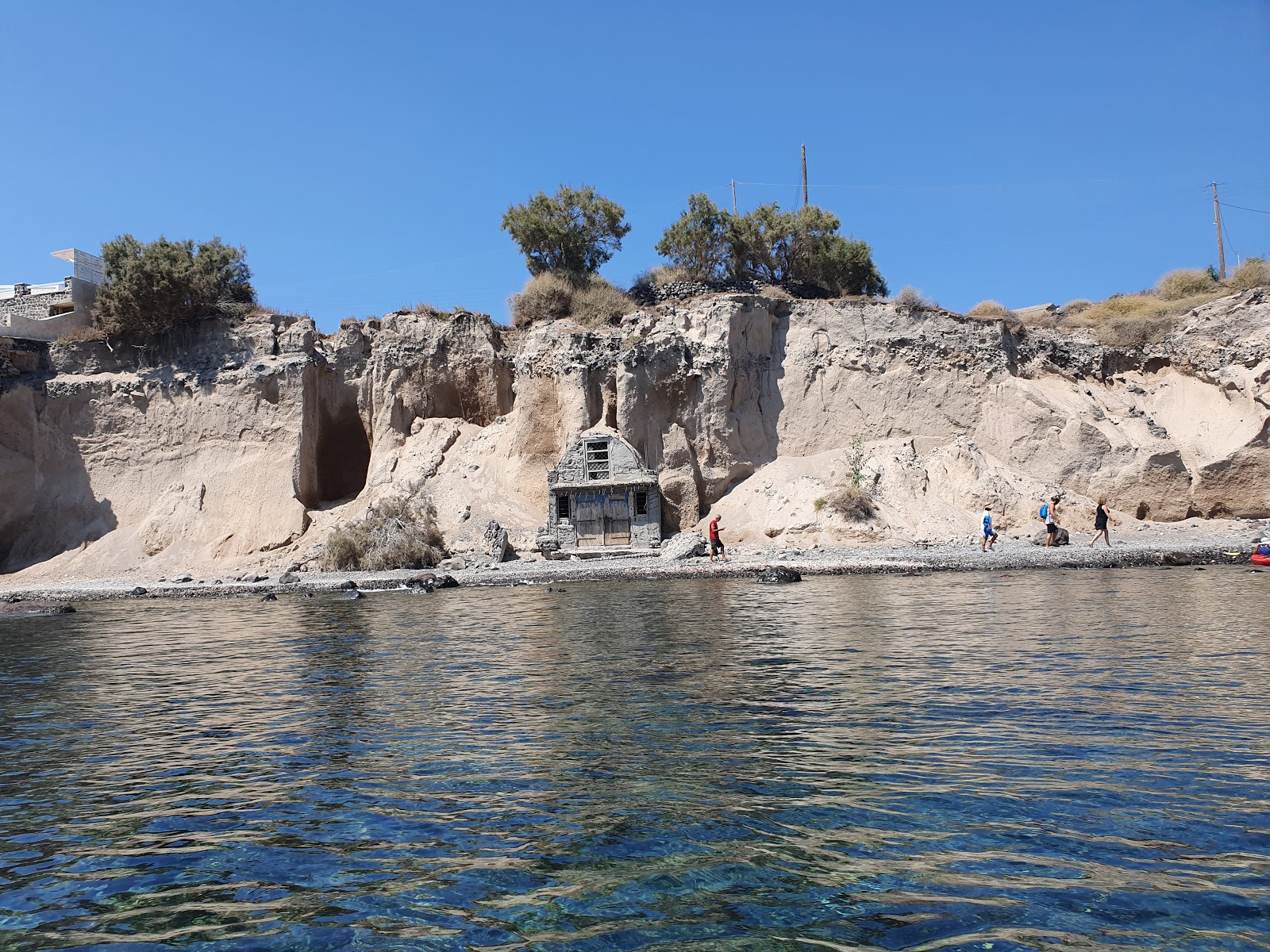 Photo de Paralia Akrotiri avec plage sans baie